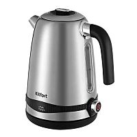 картинка чайник электрический kitfort кт-6121-5 1.7л. 2200вт серебристый (корпус: нержавеющая сталь/пластик) от магазина Tovar-RF.ru