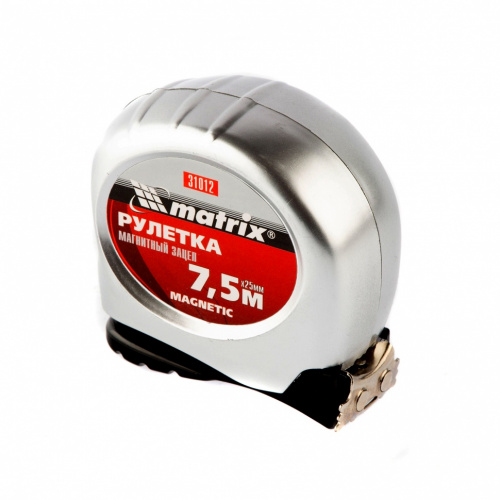 картинка Рулетка Magnetic, 7.5 м х 25 мм, магнитный зацеп Matrix от магазина Tovar-RF.ru фото 3