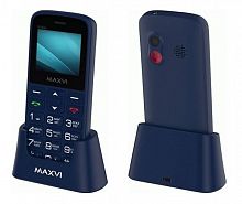 картинка телефон мобильный maxvi b100ds blue от магазина Tovar-RF.ru