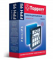 картинка комплект фильтров topperr 1191 fph 95 комплект фильтров для пылесосов philips fc9569/01,fc9570/01,fc 9571/01,fc 9573/01,fc9 от магазина Tovar-RF.ru