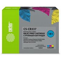 картинка картридж струйный cactus cs-cb337 №141 многоцветный (9мл) для hp dj d4263/d4363/d5360/dj j5783/j6413 от магазина Tovar-RF.ru