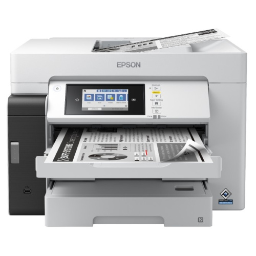 картинка epson м15180 (c11cj41408) {принтер/копир/сканер/факс, a3, 25 стр./мин. ч/б, wi-fi, ethernet rj-45, usb} от магазина Tovar-RF.ru