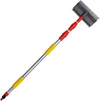 картинка Щетка CLIM ART CA-SB-07 телескопическая с краном, щеткой 25см, мягкой щетиной 115-250см (CLA00177) от магазина Tovar-RF.ru