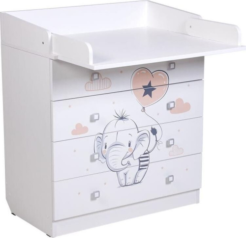 картинка комод фея комод фея 1580 слоник, белый (1 кор) фея комод фея 1580 слоник, белый (1 кор) от магазина Tovar-RF.ru