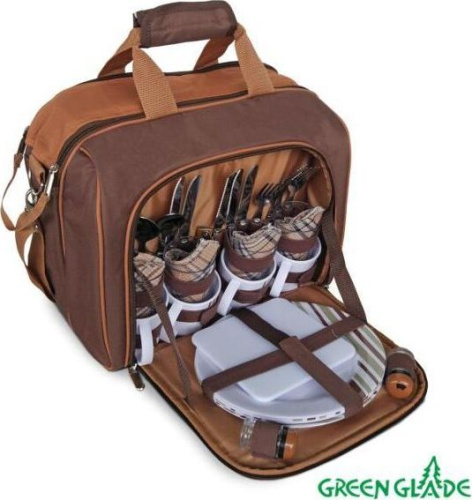 картинка green glade набор для пикника 3338 34пр 15л green glade набор для пикника 3338 34пр 15лот магазина Tovar-RF.ru