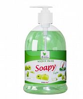 картинка Жидкое мыло CLEAN&GREEN CG8062 Soapy эконом яблоко с дозатором 500 мл. от магазина Tovar-RF.ru