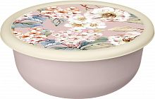 картинка миска homver modena paradise 1,2л с крышкой с декором (бежевый) 221160127/06от магазина Tovar-RF.ru