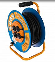 картинка Удлинители GLANZEN EB-30-009, на катушке, с/з, 4 роз- 30м от магазина Tovar-RF.ru