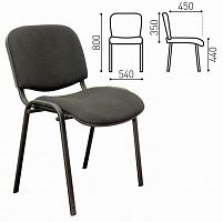 картинка Стул OLSS стул ИЗО цвет В-14 черный, рама черная от магазина Tovar-RF.ru