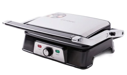 картинка электрический пресс-гриль endever grillmaster 220, серебристый/черный от магазина Tovar-RF.ru
