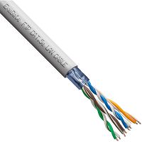 картинка exegate ex301070rus кабель exegate futp4-c5e-cu-s24-in-pvc-gy-305-fluke ftp 4 пары кат.5e медь, 0.52мм (24awg), fluke® test pass, экран, 305м, серый, pvc от магазина Tovar-RF.ru