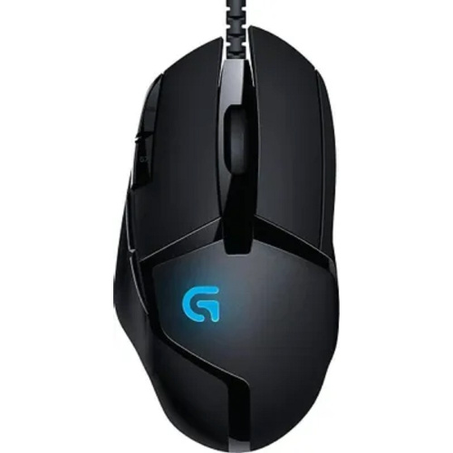 картинка мышь logitech hyperion fury g402, игровая, оптическая, проводная, usb, черный [910-004070] от магазина Tovar-RF.ru