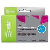 картинка cactus cz131a  картридж № 711  (cs-cz131) для hp designjet t120/520, пурпурный, с чипом от магазина Tovar-RF.ru