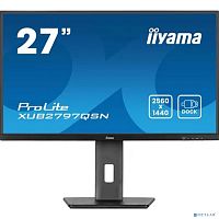 картинка lcd iiyama 27" xub2797qsn-b2 черный {ips 2560x1440 100hz 1ms 300cd hdmi displayport(in+out) usb3.2 usb-c3.2(65w) usb-c3.2(15w) rj-45 2x2w has pivot} от магазина Tovar-RF.ru