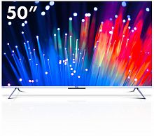 картинка телевизор haier 50 smart tv s3, qled, 4k ultra hd, серебристый, смарт тв, android tv от магазина Tovar-RF.ru