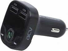 картинка fm-модулятор acv fmt-120b черный microsd bt usb (37574) от магазина Tovar-RF.ru