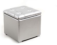 картинка Пуф БИТЕЛ КЛАССИК серебро БИТЕЛ КЛАССИК серебро (С-116) (1 кор.) от магазина Tovar-RF.ru