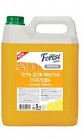 картинка Средство для мытья посуды FOREST CLEAN Гель для мытья посуды "Сочный лимон" PREMIUM 5 л от магазина Tovar-RF.ru