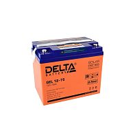 картинка delta gel 12-75 (75 а\ч, 12в) свинцово- кислотный аккумулятор   от магазина Tovar-RF.ru