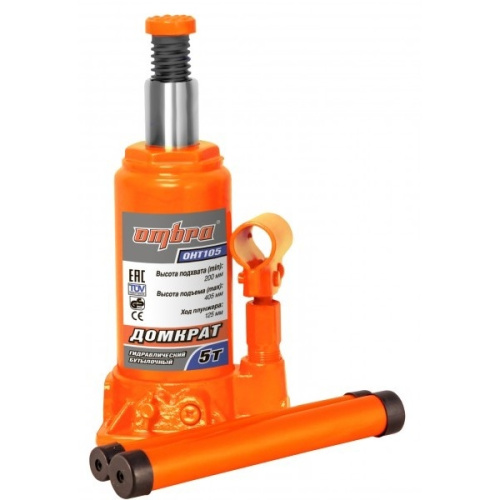 картинка ombra oht105 домкрат гидравлический профессиональный 5 т., 200-405 мм от магазина Tovar-RF.ru