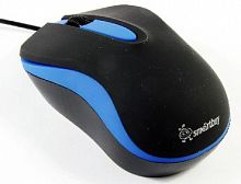картинка мышь проводная оптическая smartbuy (sbm-329-kb) черный/синий от магазина Tovar-RF.ru