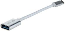 картинка eltronic (1-51) type-c to usb-a 3.0 с проводом (серебро/белый) от магазина Tovar-RF.ru