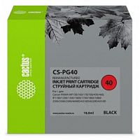 картинка cactus pg-40 картридж для canon pixma ip1200/1800/1900/2200/2500/2600/mp140/210/450/470/mx300, черный от магазина Tovar-RF.ru