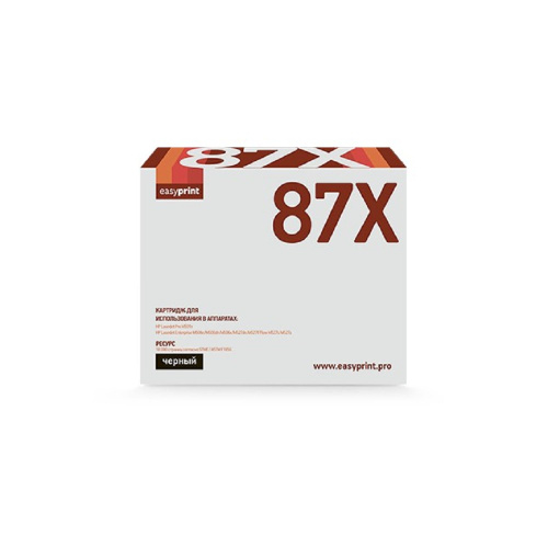 картинка easyprint cf287x картридж lh-87x для hp laserjet pro m501n/enterprise m506dn/m506x/m527c/m527f/m527dn (18000 стр.) черный, с чипом от магазина Tovar-RF.ru