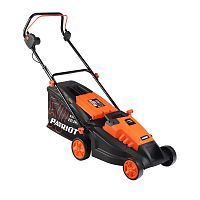 картинка PATRIOT PT 1639E Газонокосилка электрическая [512309639] { бесщёточный, 38см, 1600Вт, трав комби 50л, 20-65мм 5 уровней } от магазина Tovar-RF.ru
