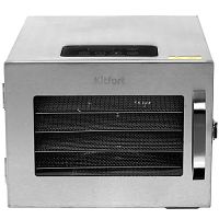 картинка сушка для фруктов и овощей kitfort kt-1917 6под. 400вт нержавеющая сталь от магазина Tovar-RF.ru