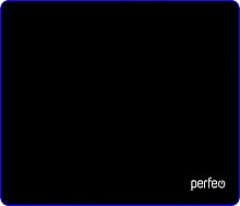 картинка коврик для мыши perfeo (pf_d0719) "black" "синий" от магазина Tovar-RF.ru