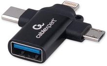 картинка гарнизон (21924) gcc-a-usb3-cmaf, type-c(m)/af, qc3.0, с поддержкой otg, метал.корпус, черный, пакет от магазина Tovar-RF.ru