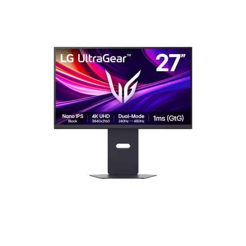 картинка lcd lg 27" 27g850a-b черный {nanoips 3840x2160 240hz 1ms 450cd 2000:1 displayhdr600 16:9 2xhdmi2.1 displayport 2.1 usb3.2 pivot has} от магазина Tovar-RF.ru