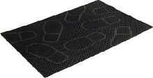 картинка Коврик VORTEX 22462 Коврик придверный 40*60см черный Следы VORTEX 22462 Коврик придверный 40*60см черный Следы от магазина Tovar-RF.ru