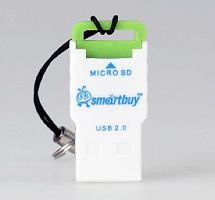 картинка устройство чтения карт памяти smartbuy (sbr-707-g) зеленый от магазина Tovar-RF.ru