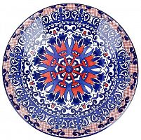 картинка Тарелка глубокая NOUVELLE HOME Тарелка глубокая Arabesque (синий) 0860038 от магазина Tovar-RF.ru