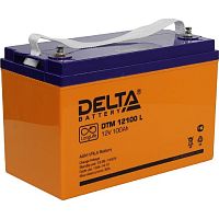 картинка delta dtm 12100 l (100 а\ч, 12в) свинцово- кислотный аккумулятор   от магазина Tovar-RF.ru