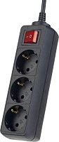 картинка удлинитель PERFEO (PF_A4678) "POWERMATE" - 3 роз - 3м - черный от магазина Tovar-RF.ru