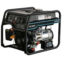 картинка HYUNDAI [HHY 3020FE] Генератор бензиновый { Запуск ручной/электро, 3,1 кВт/ nom 2,8кВт, 230В/50Гц, IC210, 4-х такт, 7,0 л.с., 208 см3, Вес 49 кг  } от магазина Tovar-RF.ru
