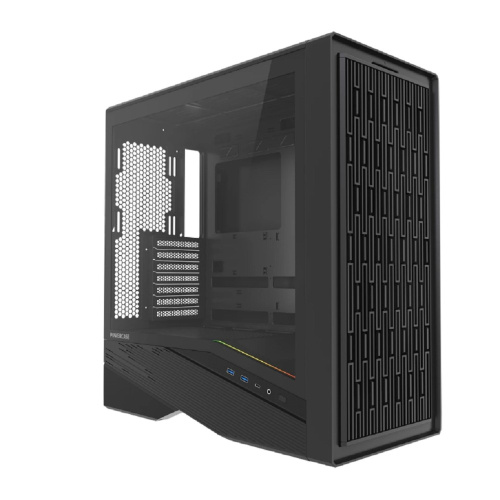 картинка Powercase Корпус Intro, TG, Type-C, W/O Fans, чёрный, ATX  (CJ235IB-F0) от магазина Tovar-RF.ru