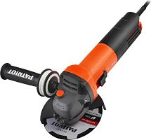 картинка УШМ PATRIOT 110301125 AG 125, тонкий корпус, пылезащищенная. Вт, Диск 125 мм PATRIOT 110301125 AG 125, тонкий корпус, пылезащищенная. Вт, Диск 125 мм от магазина Tovar-RF.ru