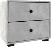 картинка Тумба прикроватная НК-МЕБЕЛЬ TANGO тумба прикроватная Велюр Светло-серый 72307345 (1 кор.) НК-МЕБЕЛЬ TANGO тумба прикроватная Велюр Светло-серый 72307345 (1 кор.) от магазина Tovar-RF.ru