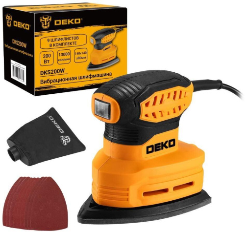 картинка Вибрационная шлифмашина DEKO DKS200W 083-1200 DEKO DKS200W 083-1200 от магазина Tovar-RF.ru