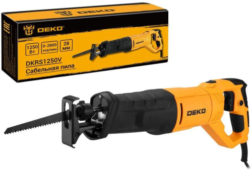 картинка Сабельная пила DEKO DKRS1250V, 1250Вт 083-1072 от магазина Tovar-RF.ru