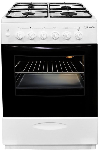 картинка плита газовая лысьва гп 40р0 мс-2у с крышкой белая от магазина Tovar-RF.ru