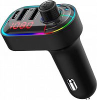 картинка fm-модулятор acv fmt-128b черный microsd bt usb (38762) от магазина Tovar-RF.ru