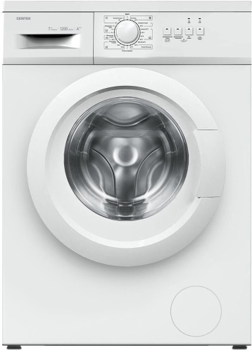 картинка стиральная машина centek ct-1903 (белый) 1200 / 7кг / 40см / 23пр / очистка барабана / a++ centek ct-1903 от магазина Tovar-RF.ru