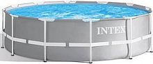 картинка бассейн каркасный intex бассейн каркасный 3.66mx99cm (фильтр-насос + лестница) ( арт. 26716np)от магазина Tovar-RF.ru