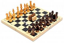 картинка настольные игры рыжий кот набор 3 в 1 малый. шахматы лак. № 3 + шашки + нарды, дерево (295х145 мм) (арт. ин-8054) от магазина Tovar-RF.ru