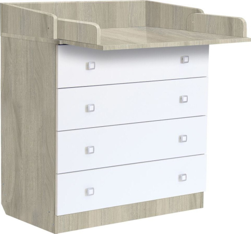 картинка комод фея комод фея 1580 вяз-белый (1кор) фея комод фея 1580 вяз-белый (1кор) от магазина Tovar-RF.ru